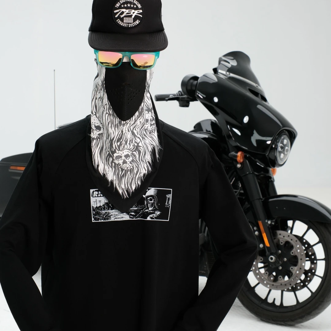 ZAN匪帮骑行面罩 复古哈雷摩托车骑行面巾