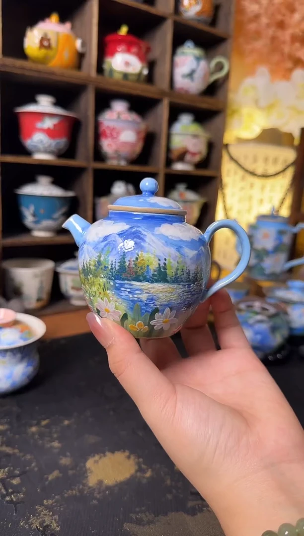 石一阿勒泰泡茶壶