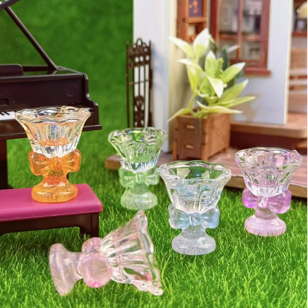 【开芯定制】高脚杯 高品树脂仿真摆件 树脂DIY配件摆件