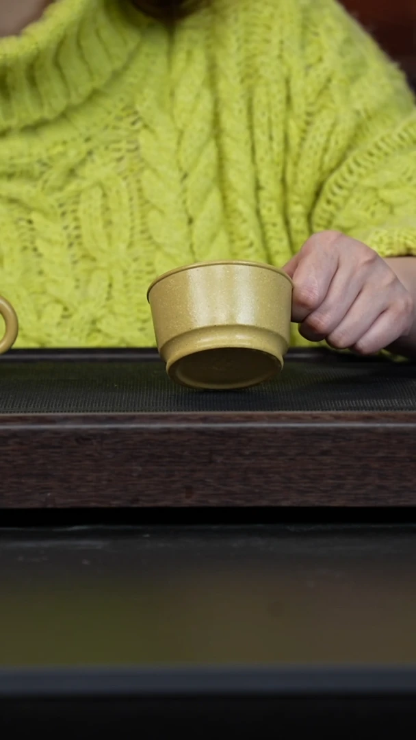 【闪购商品】紫砂茶壶本绿马蹄杯