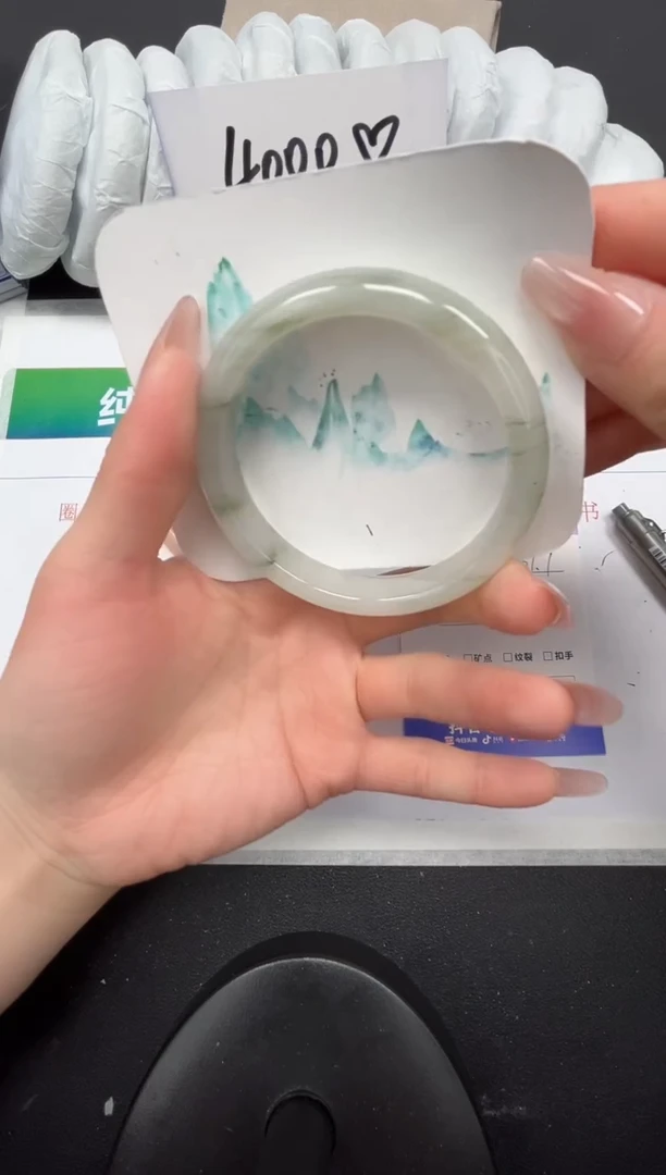 【闪购商品】石英质玉手镯合金164-61.1