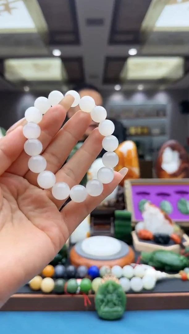 未镶嵌手串和田玉sdklm