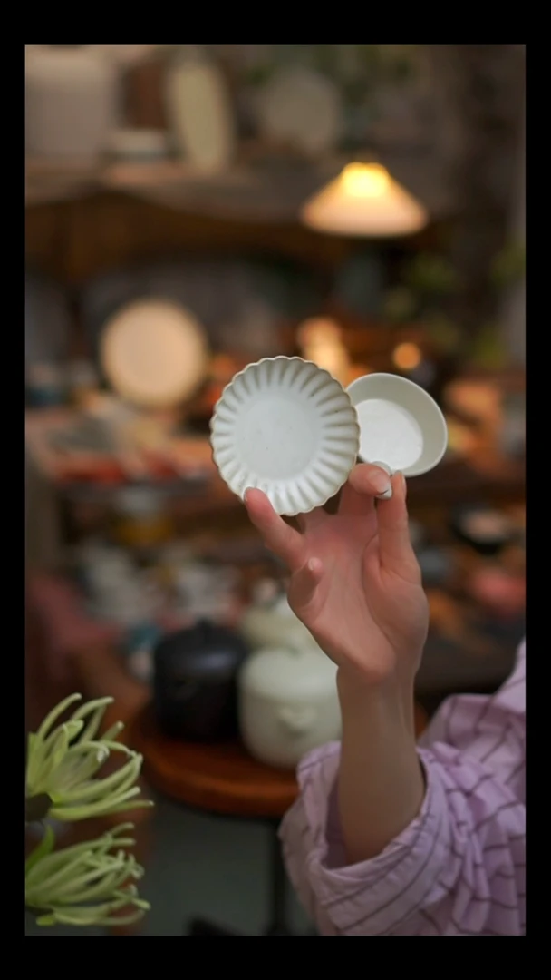 听溪陶瓷工作室  小蝶2 个