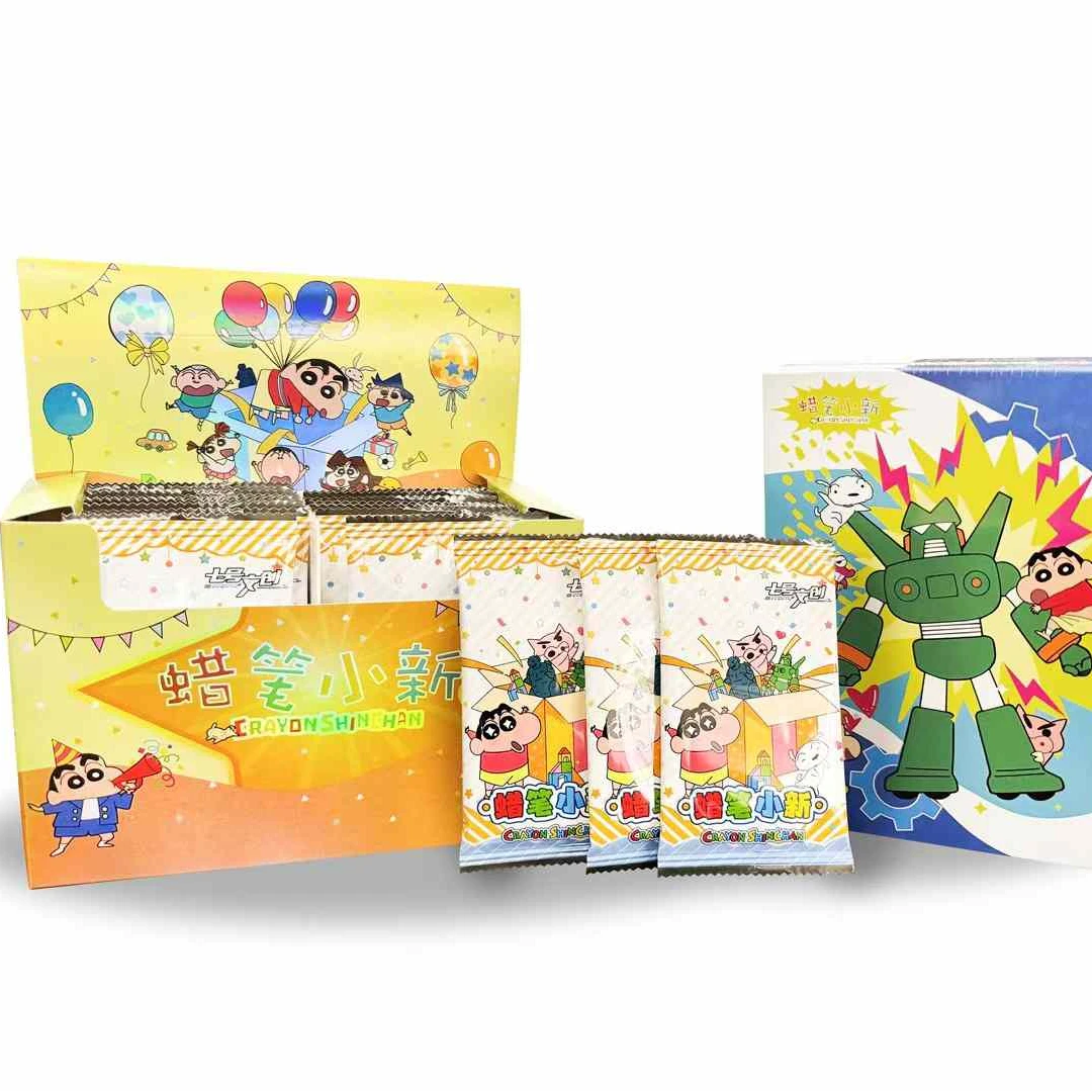 代拆【无限列车】七号文创蜡笔小新二创 卡牌盲盒
