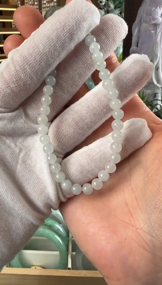未镶嵌挂件翡翠手串