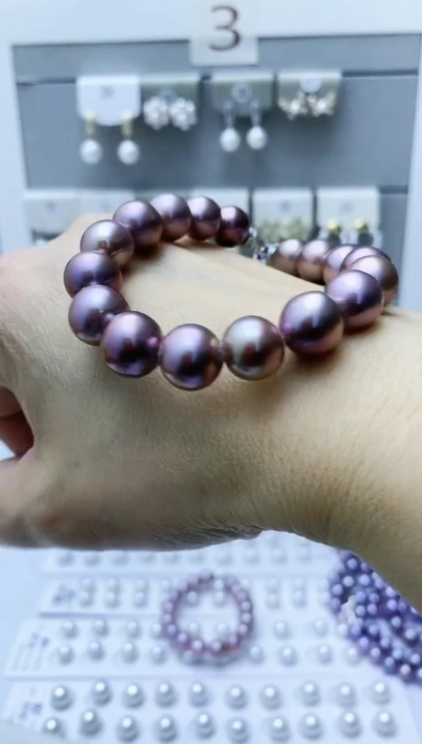 【闪购商品】淡水珍珠手串银S925镶嵌手串