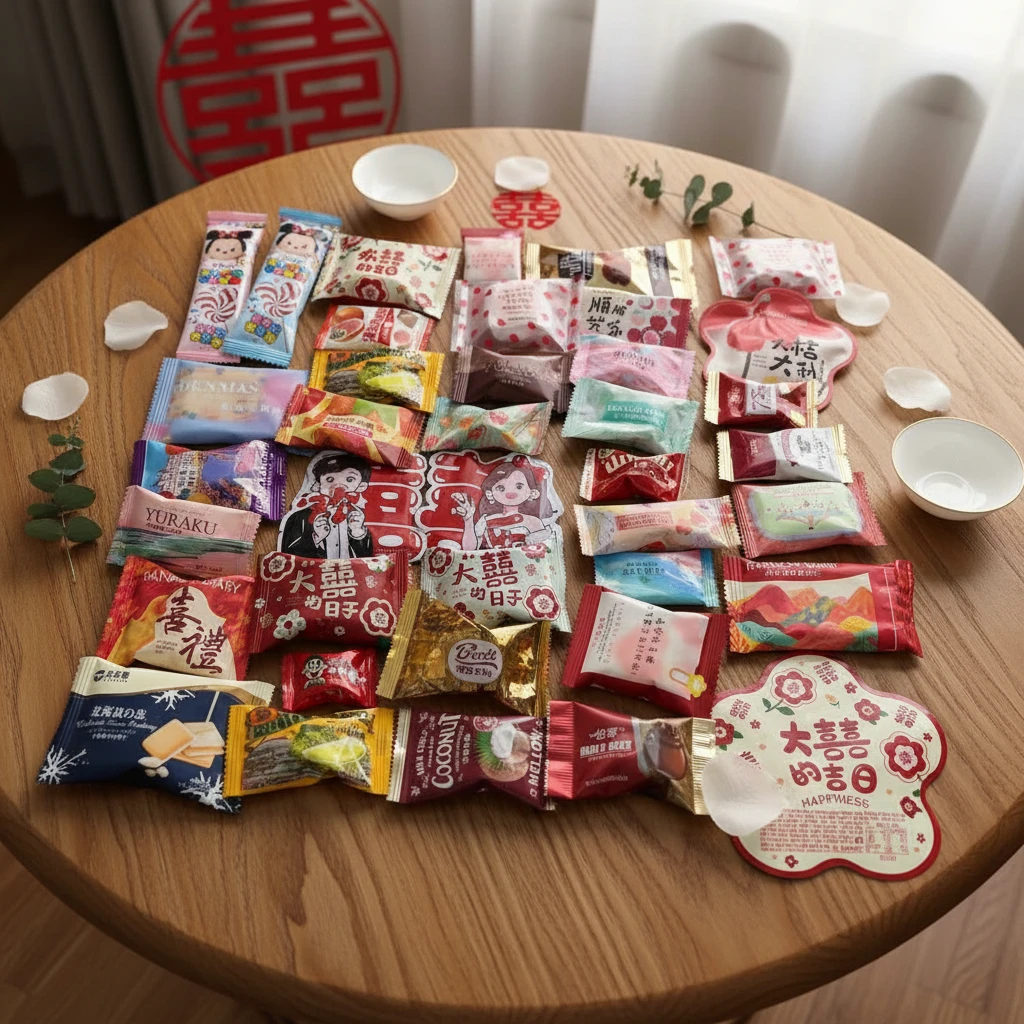 多种口味不重样高档喜糖试吃适合订婚结婚宝宝升学乔迁宴