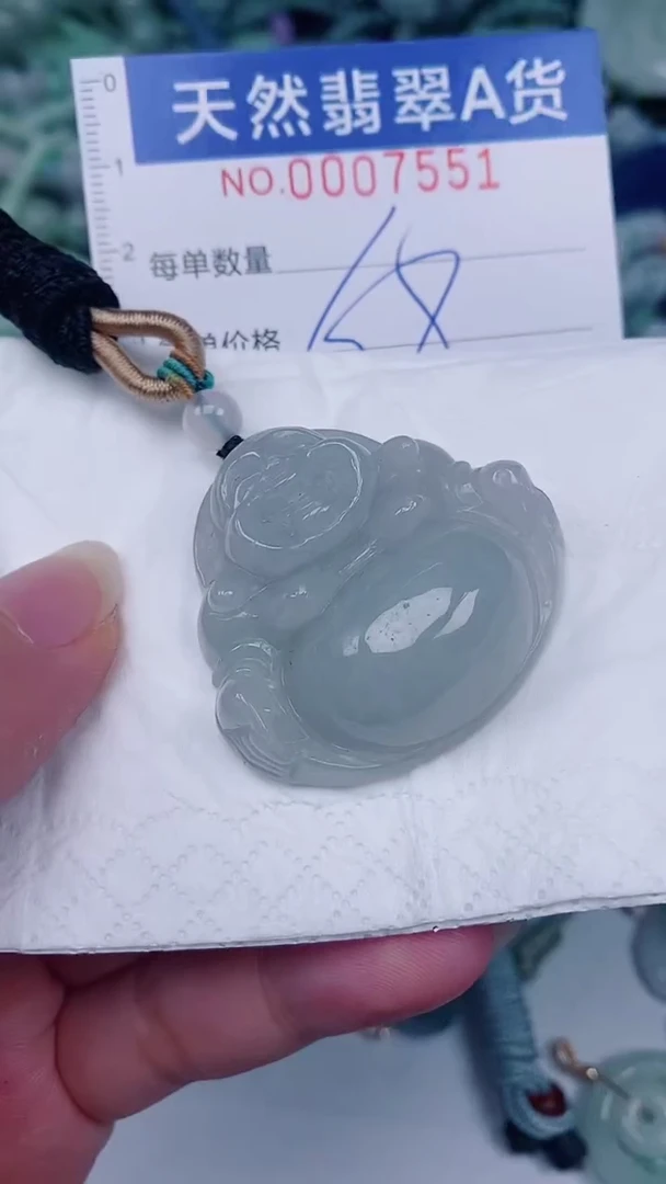 翡翠未镶嵌颈饰00007551
