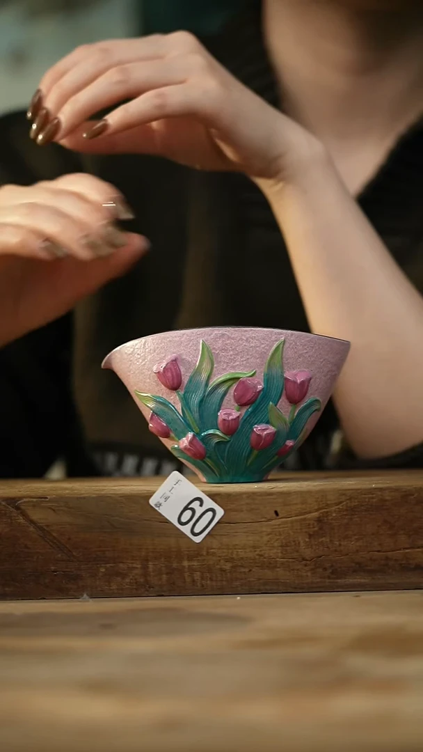 设计师手作！！！手绘郁金香系列