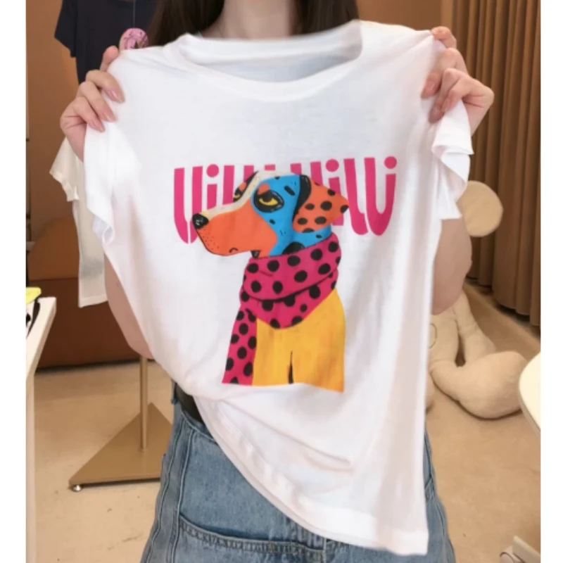 2025夏季新款百搭休闲气质时尚显瘦短袖T恤LK2504523