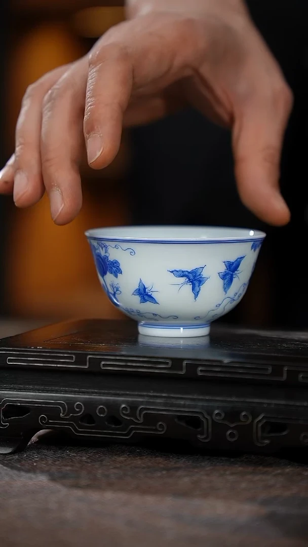 213-3瓜瓞绵绵宫碗杯（一茗鸿渐）