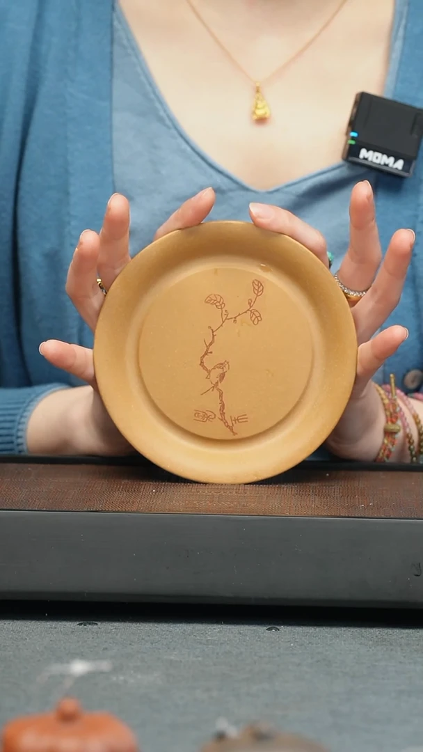 【闪购商品】盘茶宠-刻鸟盘 茶宠-刻鸟盘