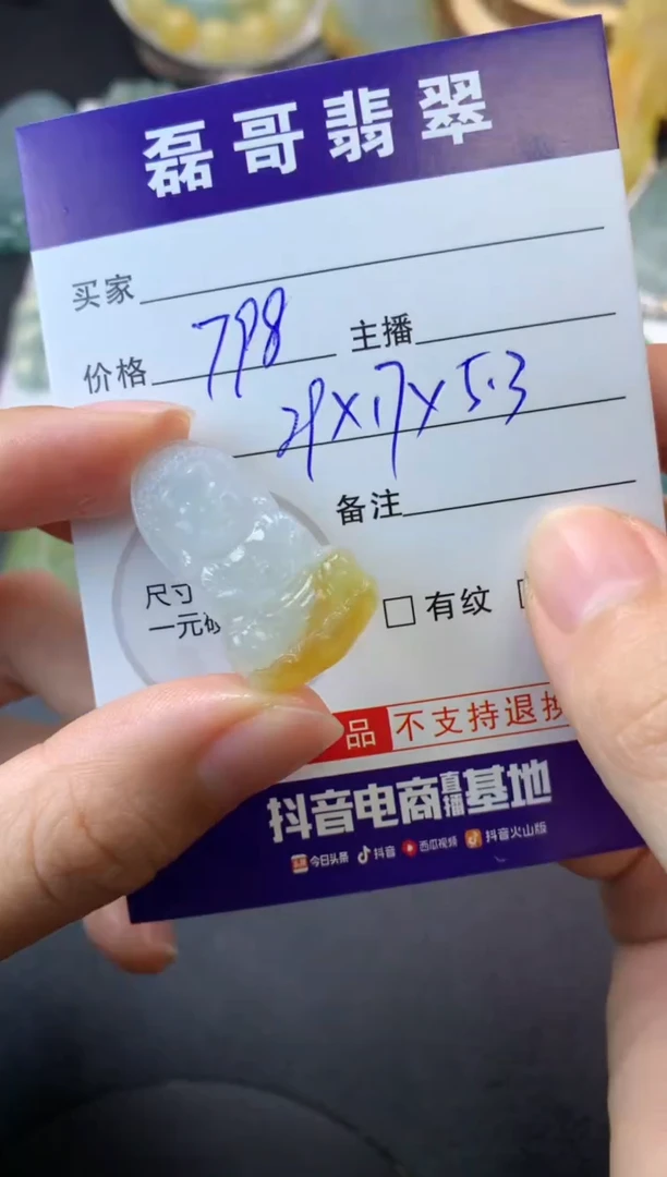 【闪购商品】定制翡翠未镶嵌毛货