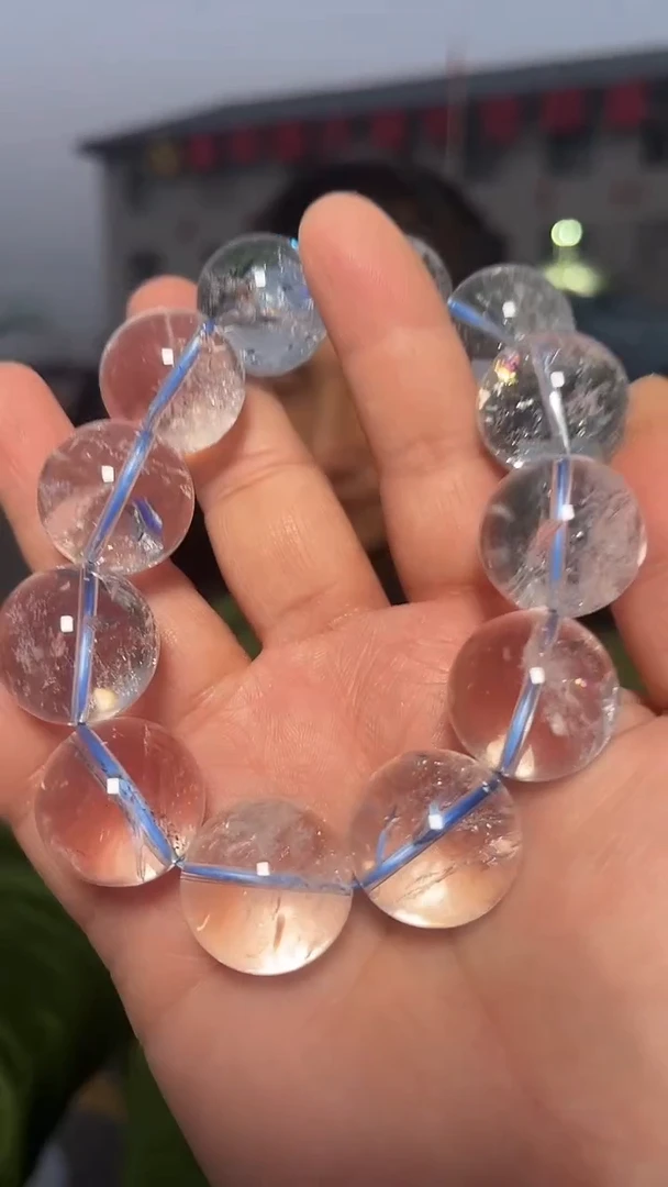 【闪购商品】水晶手链未镶嵌天然白那是手串多样性发一20mm