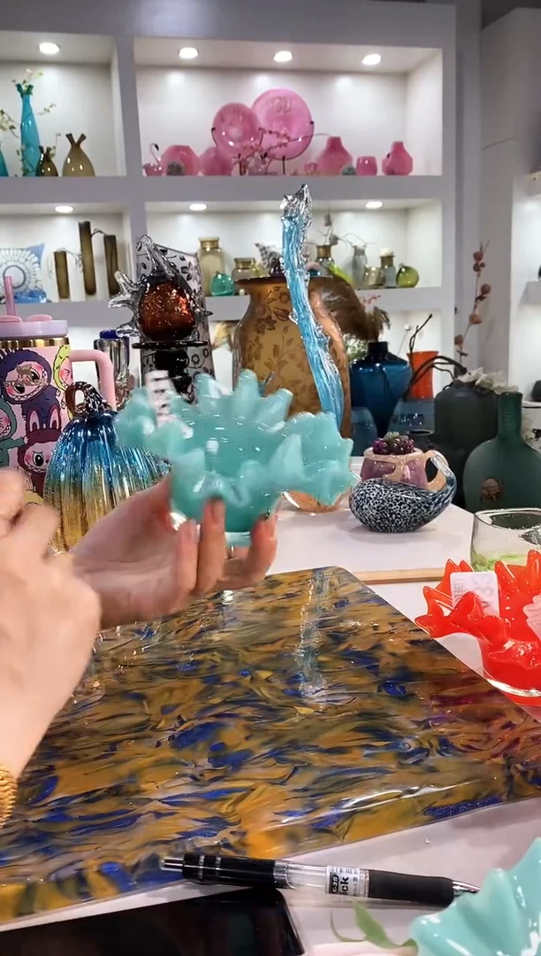 芯*慕忆家手作琉璃花瓶531瑕