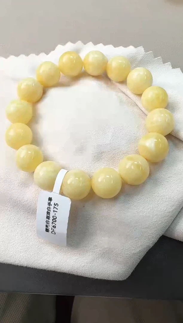 手串蜜蜡未镶嵌吴*白蜜蜡手串