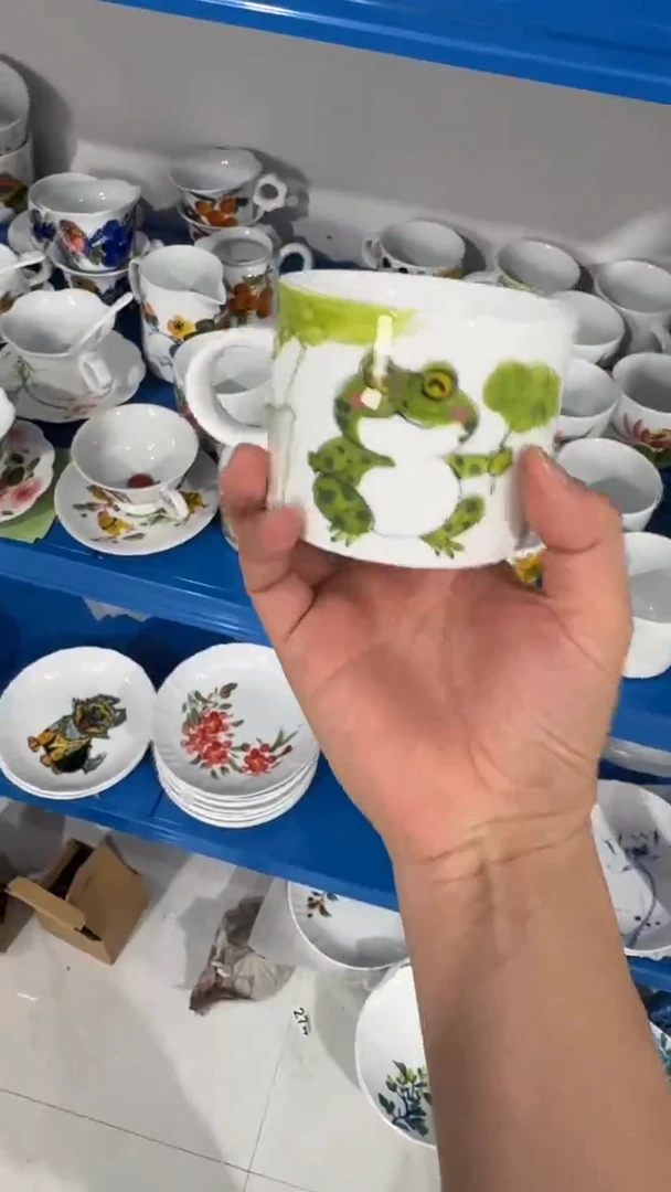 其他景德镇高温瓷（牛奶杯）