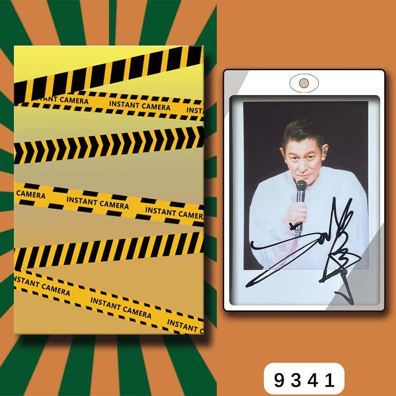 D9341【刘德华】 正品拍立得照片 白边