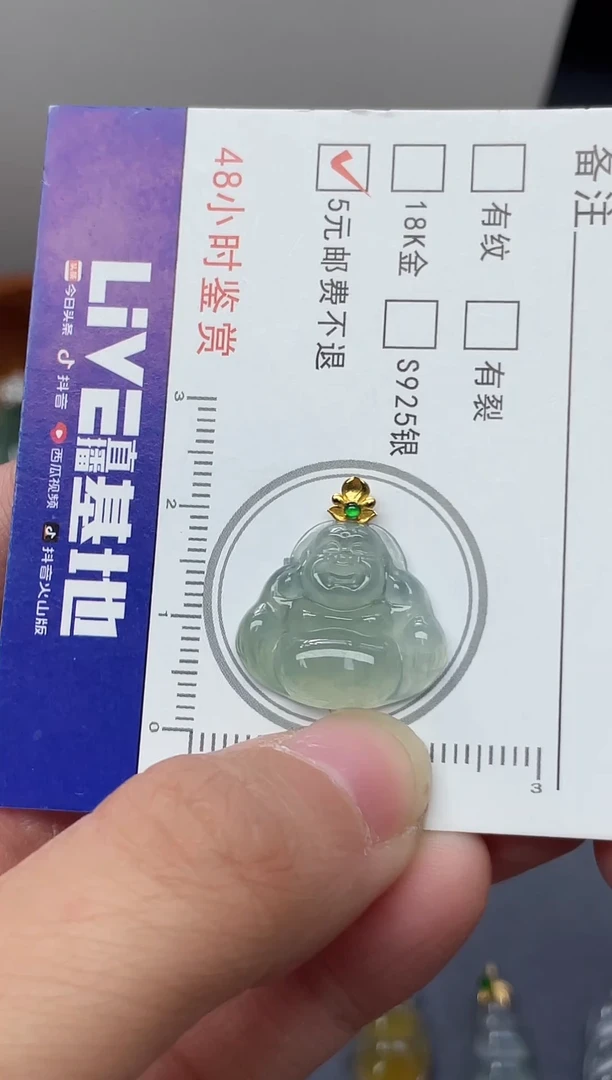 颈饰18K金镶嵌翡翠30号链接纯天然A货缅甸翡翠