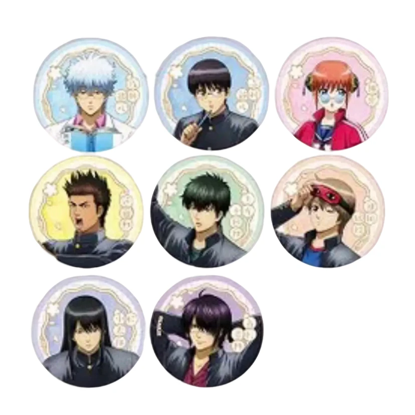 【银魂】三年Z组银八animate cafe 吧唧徽章 盲袋