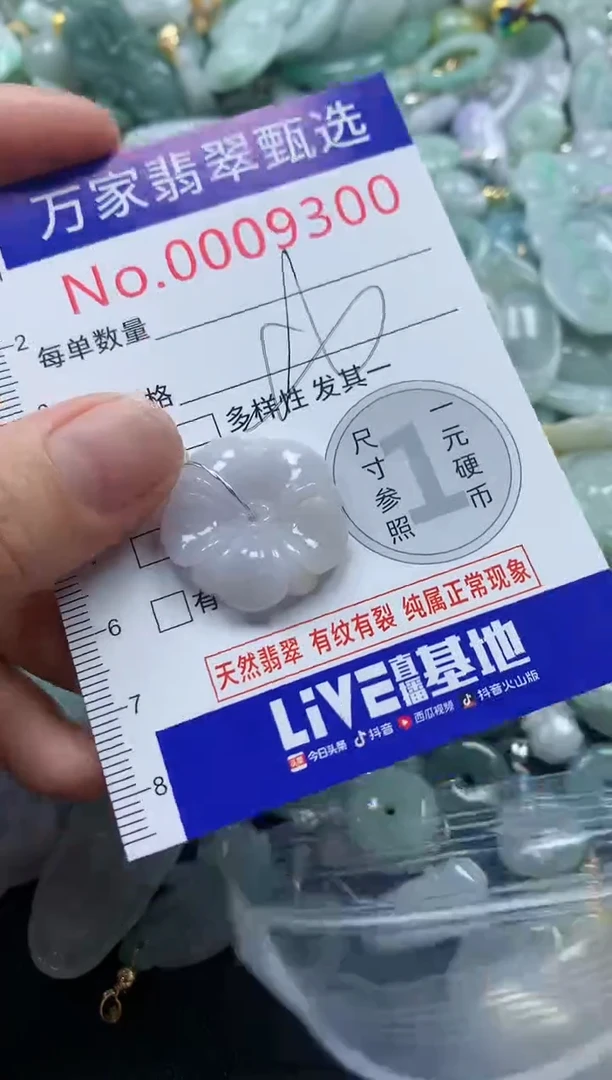 吊坠(不含链)未镶嵌翡翠9300
