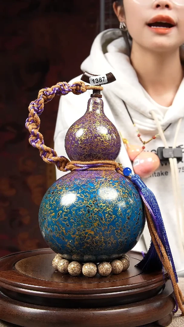 【闪购商品】1387大漆酒葫芦一物一拍【500ml】