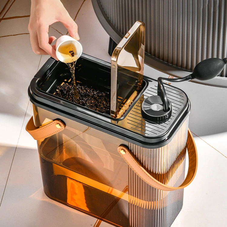 茶水桶废水桶茶台茶盘排水茶渣桶茶几茶桌过滤茶叶茶水分离垃圾桶