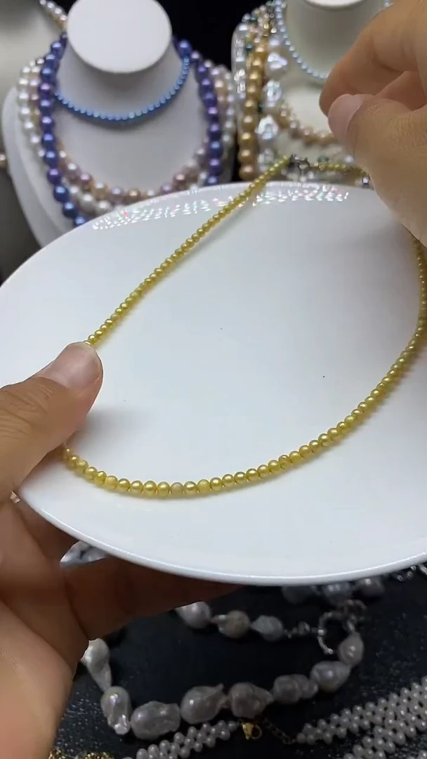 颈饰未镶嵌淡水珍珠多人
