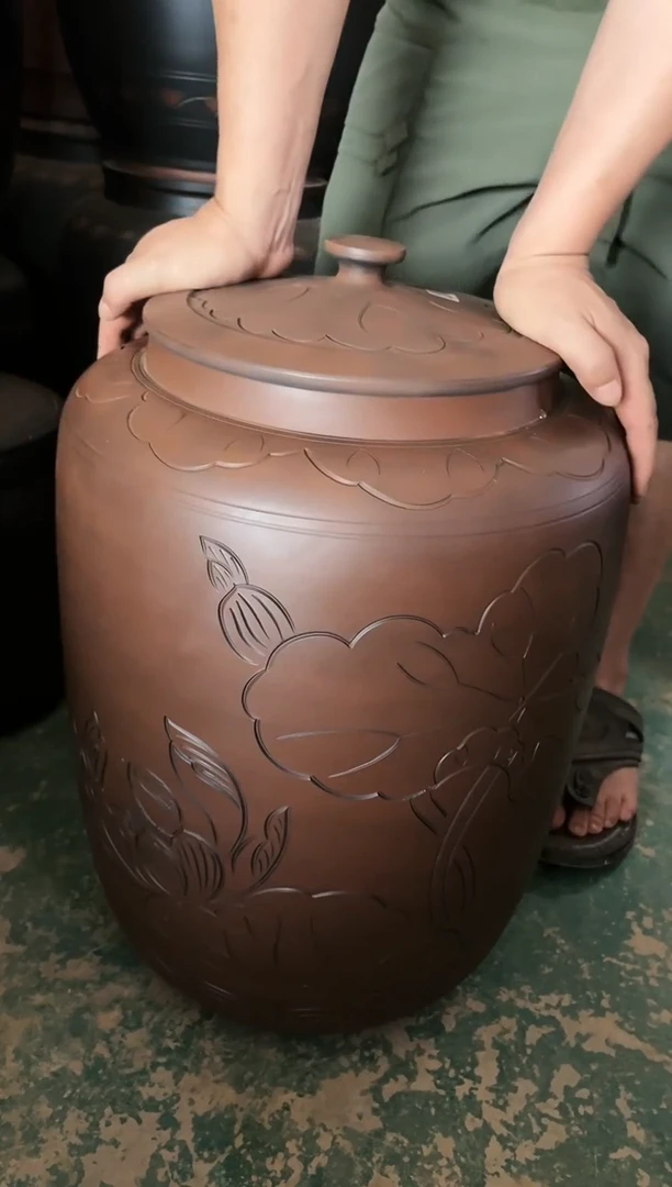 壶瑕疵茶缸 高51cm 259 古铜色