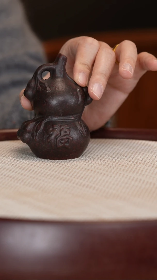 【闪购商品】紫砂茶壶古铜泥葫芦
