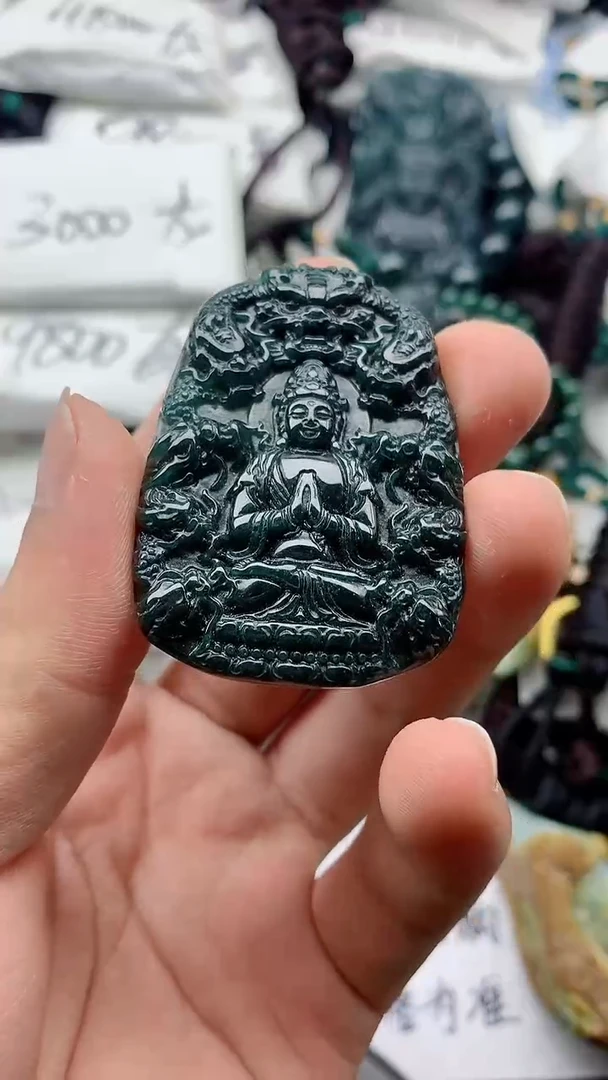 翡翠未镶嵌颈饰888