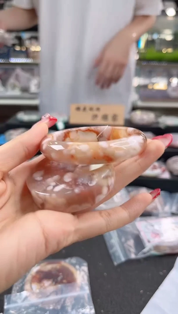未镶嵌手镯石英质玉55-56圈口（赠品镯心）3455877