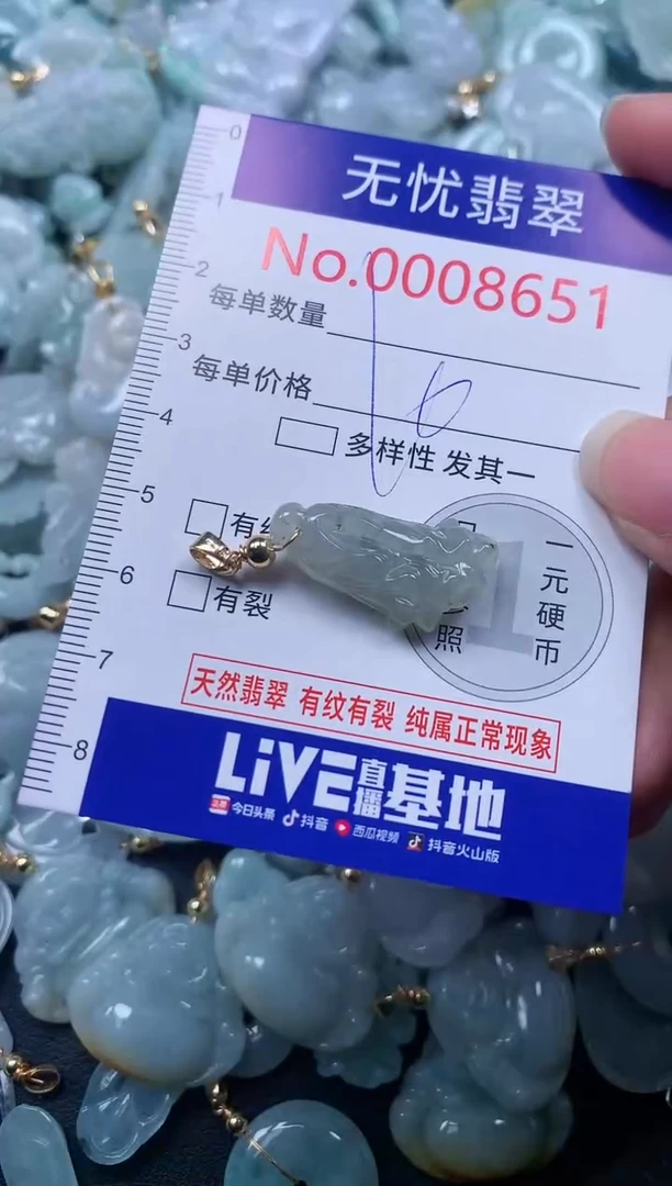 颈饰未镶嵌翡翠8651