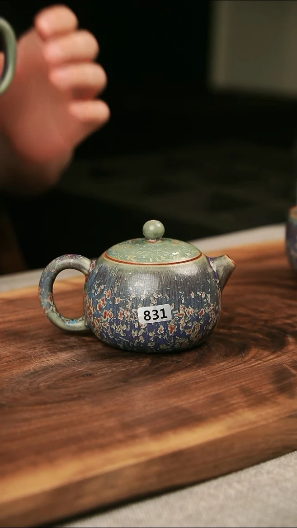 【闪购商品】瓷片钧瓷茶器茶壶831