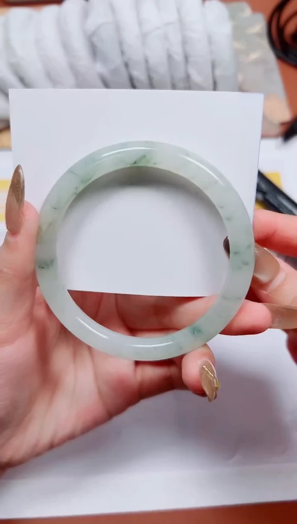 【闪购商品】石英质玉手镯合金K127-60.3