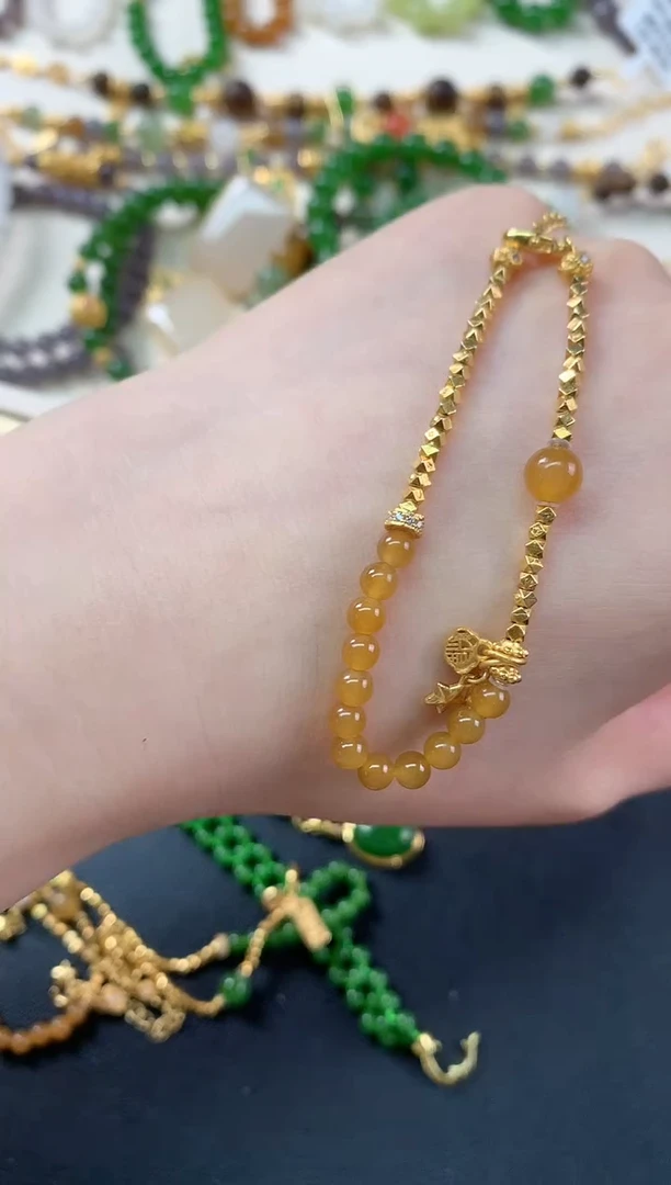 手串未镶嵌和田玉D757|380