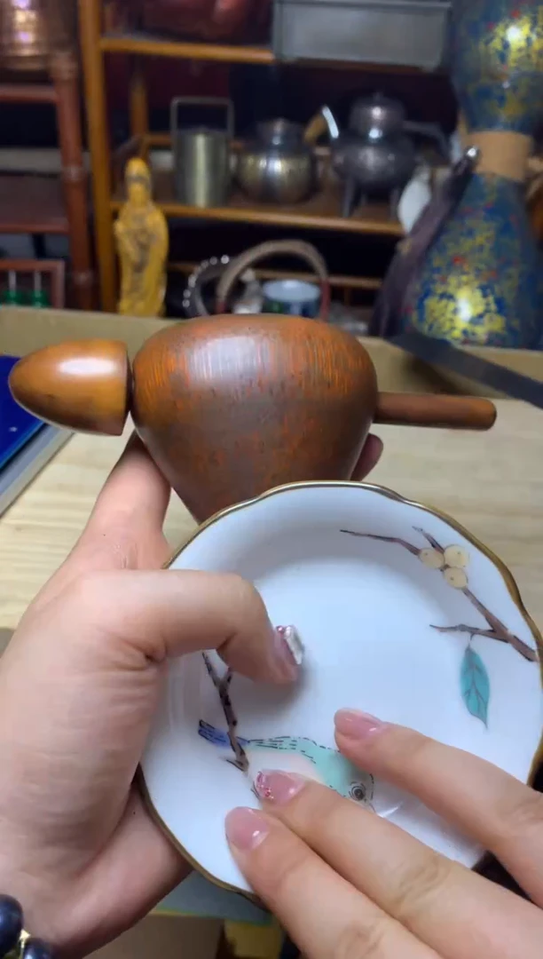 紫砂盖碗瓷器默认微瑕瓷器