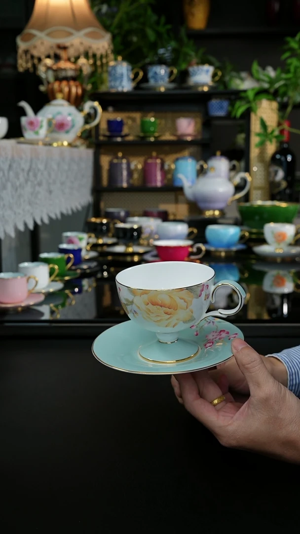 2等品牡丹咖啡杯，，，，，