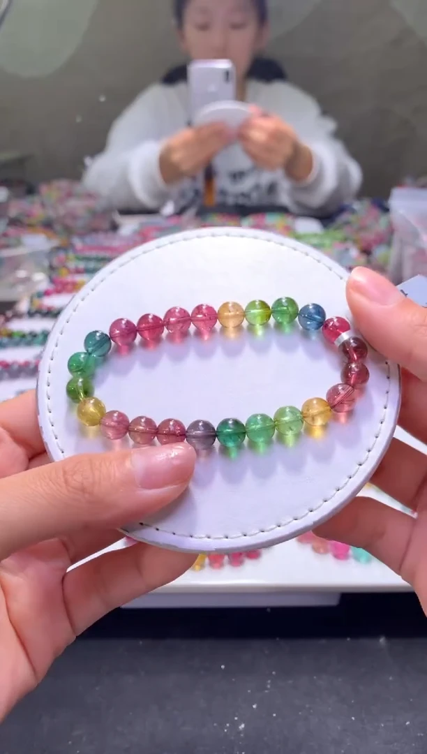 未镶嵌手串碧玺A24【天然碧玺】