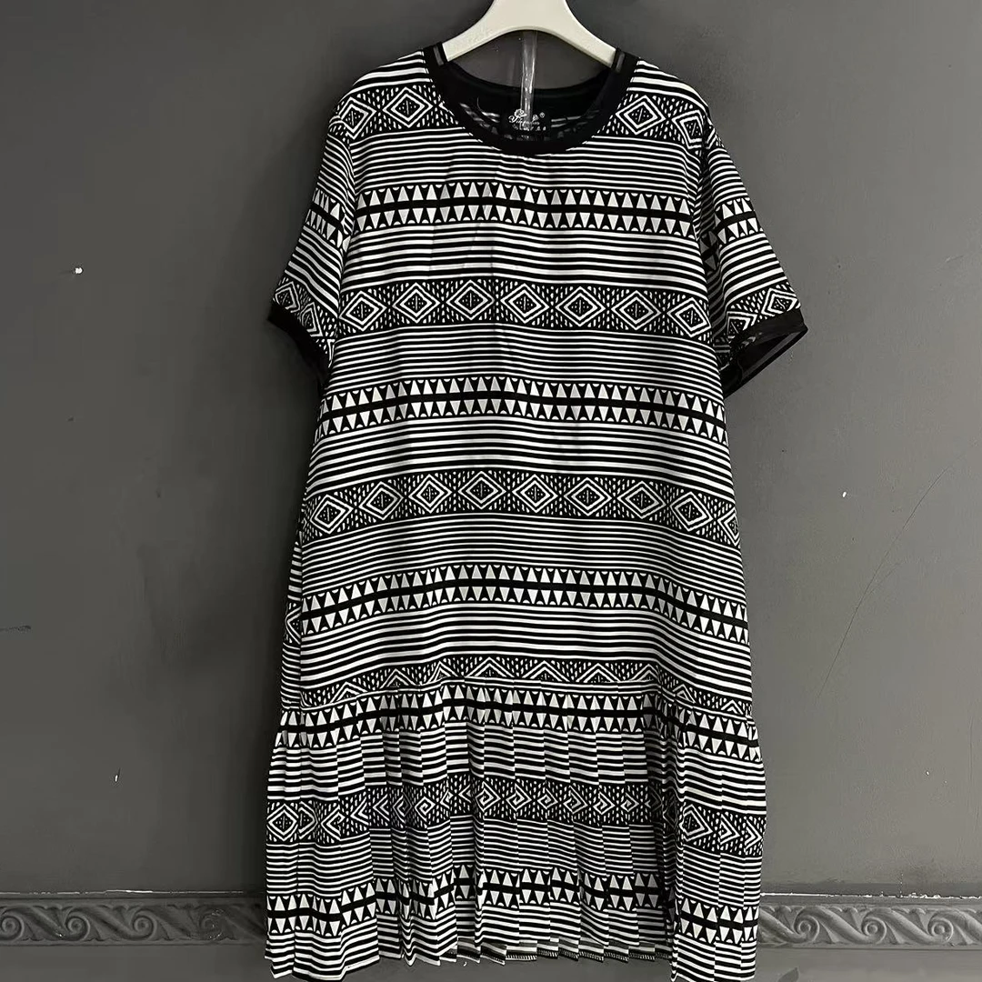 大码女装宽松连衣裙