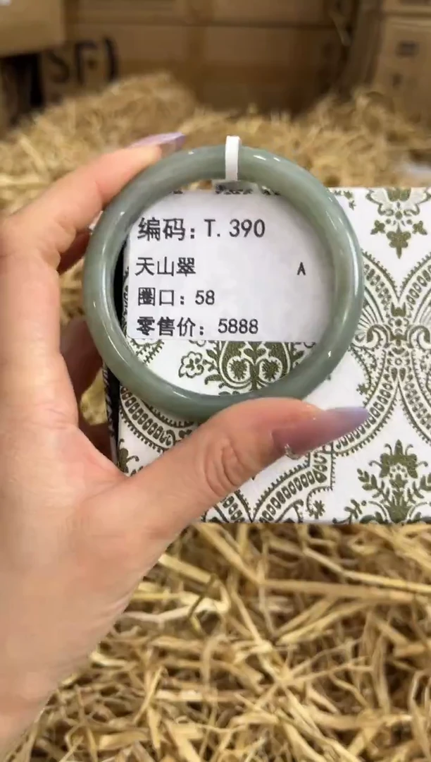 未镶嵌手镯石英质玉T.390