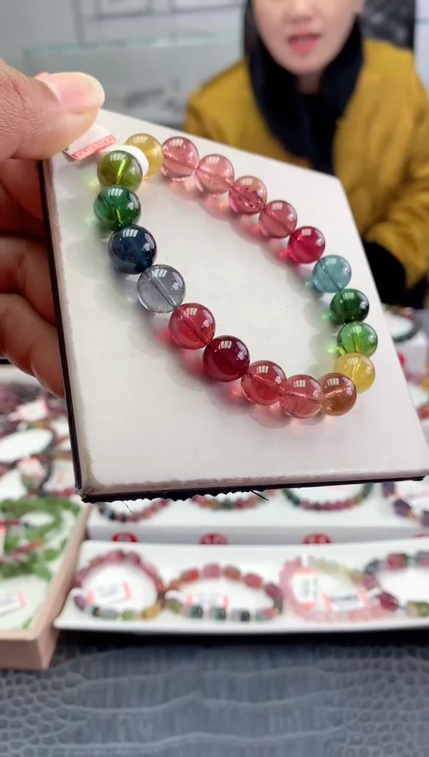 未镶嵌手串碧玺多样性发一条