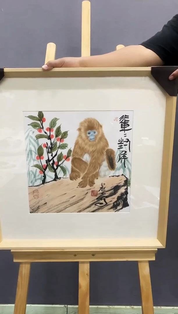 国画王冠人精品作品