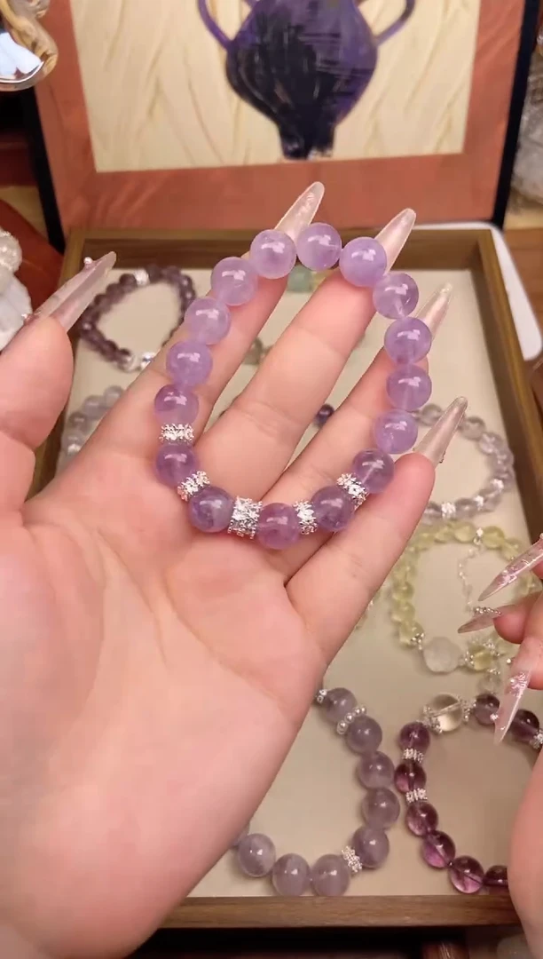 【闪购商品】水晶手链未镶嵌薰衣草