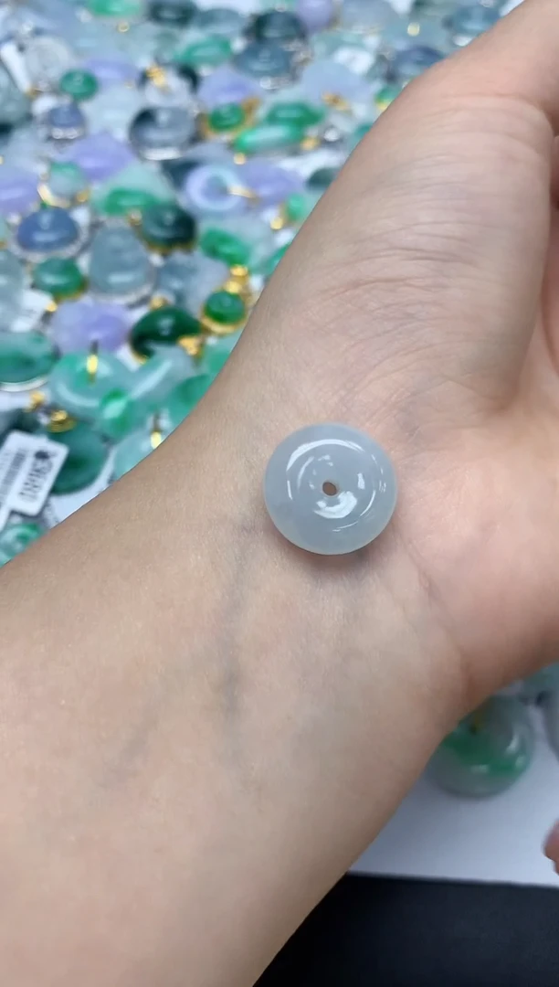 颈饰未镶嵌翡翠天然缅甸a货翡翠百元以上9元证书费自理