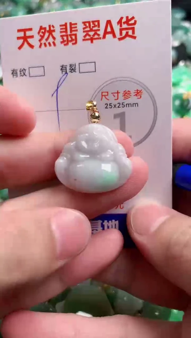 翡翠未镶嵌颈饰24001471