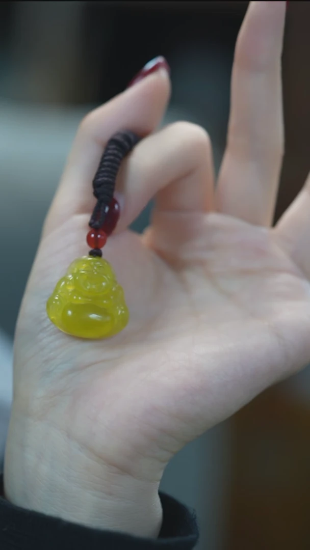 未镶嵌岫玉吊坠川*佛公