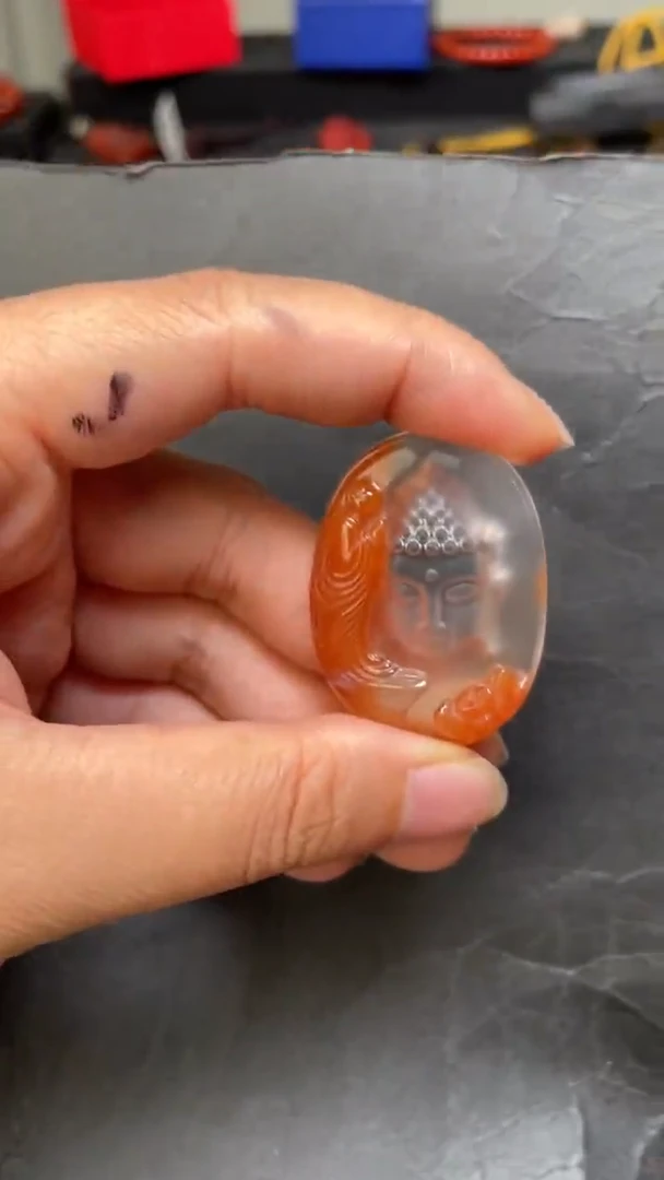 未镶嵌96南红玛瑙吊坠