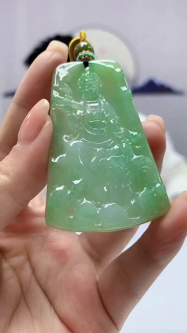 【闪购商品】定制翡翠未镶嵌5028ms-毛货48观音