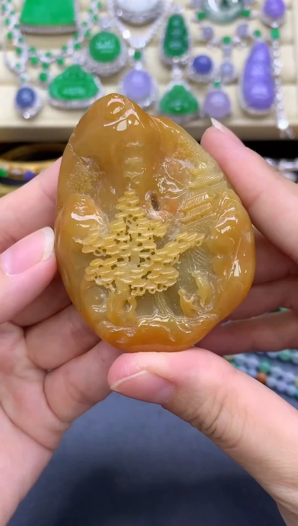 颈饰未镶嵌翡翠188-中国好珍宝